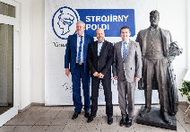 <strong>HOHER BESUCH BEI&nbsp; &nbsp;STROJ&Iacute;RNY POLDI</strong>